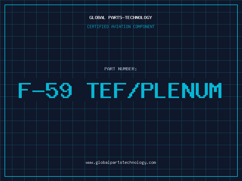 Aviation Part F-59 TEF/PLENUM