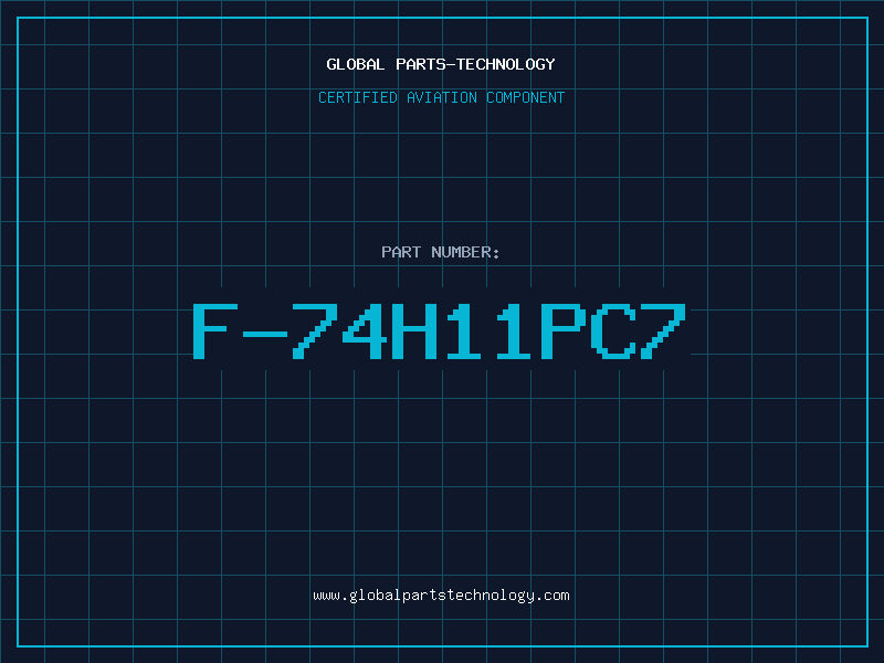 Aviation Part F-74H11PC7