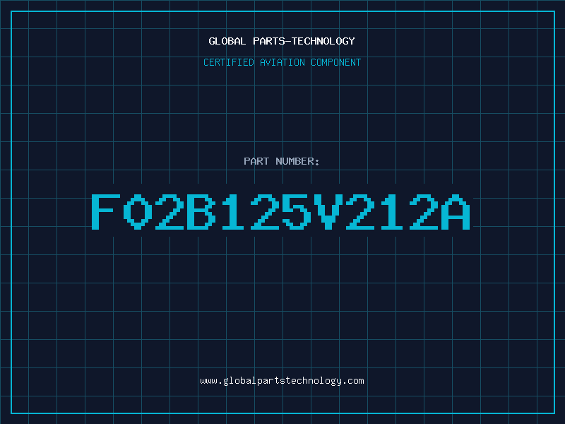 Aviation Part F02B125V212A