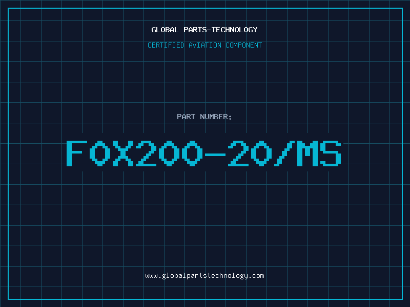 Aviation Part F0X200-20/MS