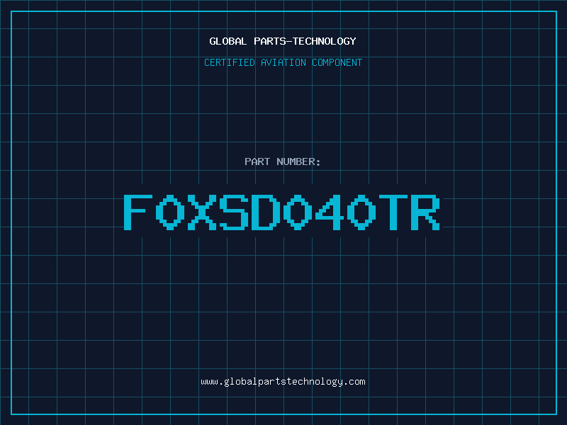 Aviation Part F0XSD040TR