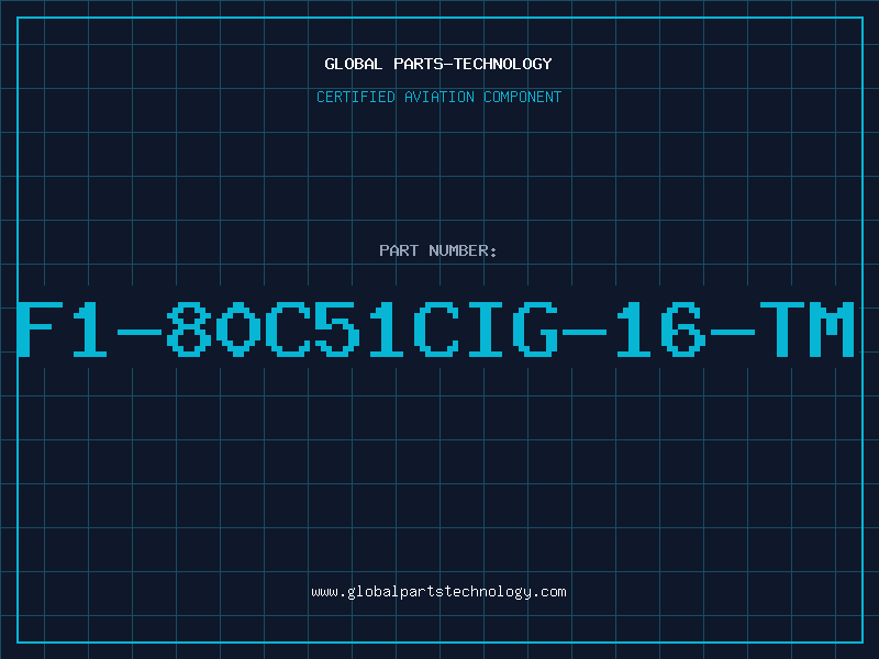 Aviation Part F1-80C51CIG-16-TM