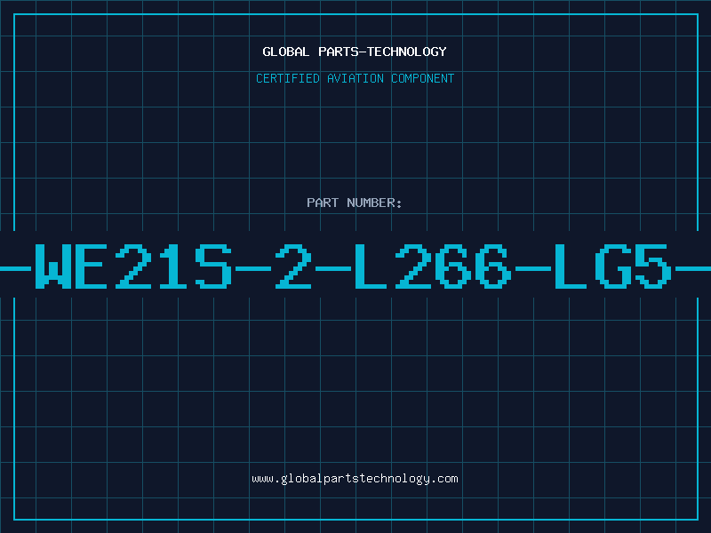 Aviation Part F1-WE21S-2-L266-LG5-TW