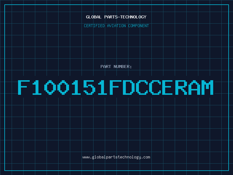 Aviation Part F100151FDCceram