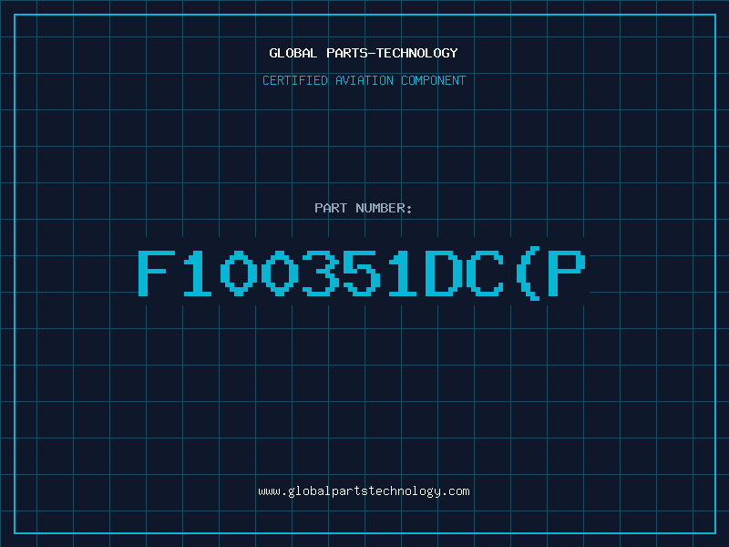 Aviation Part F100351DCP