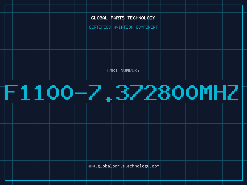 Aviation Part F1100-7.372800MHZ