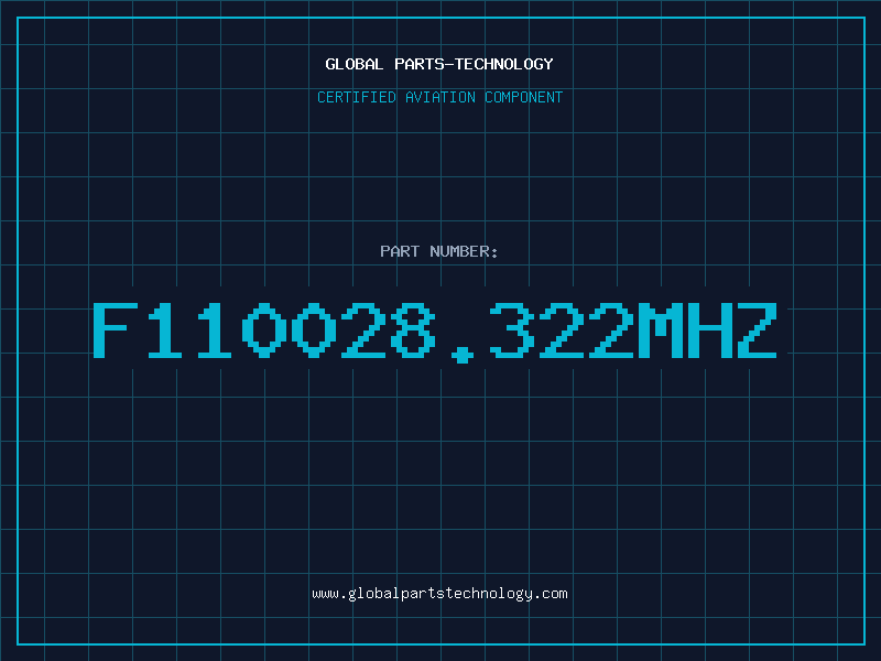 Aviation Part F110028.322MHZ