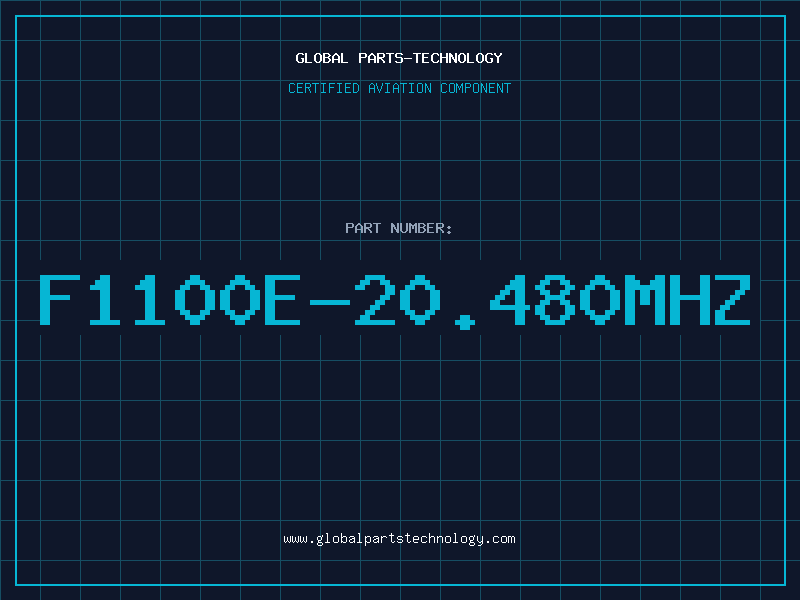 Aviation Part F1100E-20.480MHZ