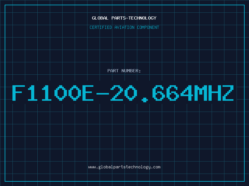 Aviation Part F1100E-20.664MHz