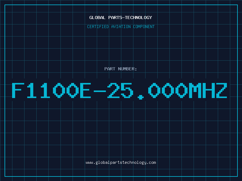 Aviation Part F1100E-25.000MHZ