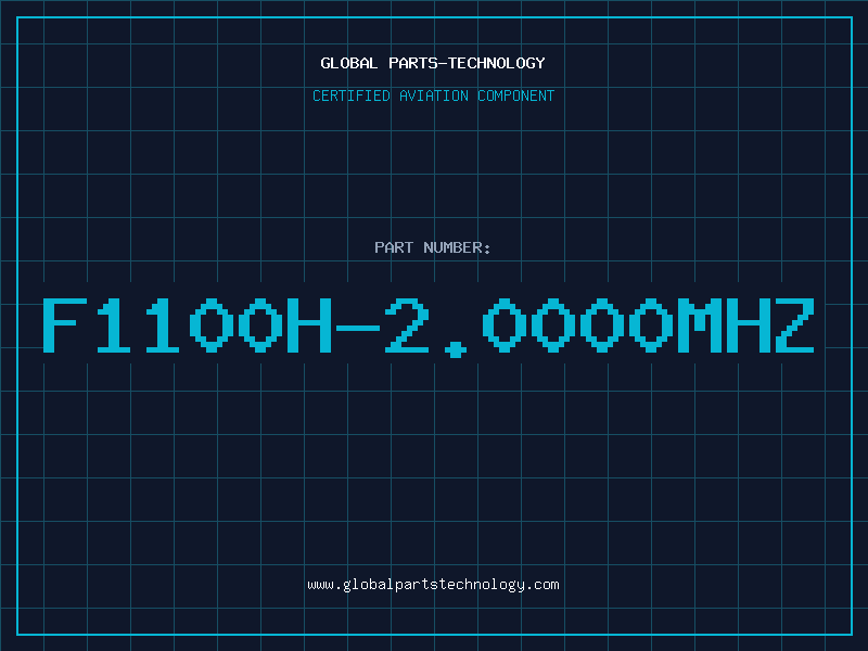 Aviation Part F1100H-2.0000MHZ