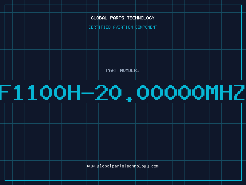 Aviation Part F1100H-20.00000MHZ