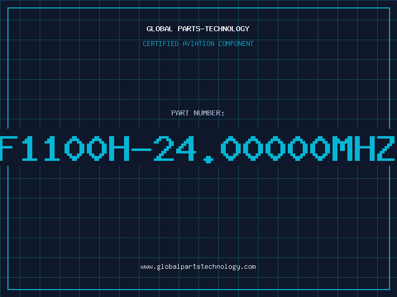 Aviation Part F1100H-24.00000MHZ