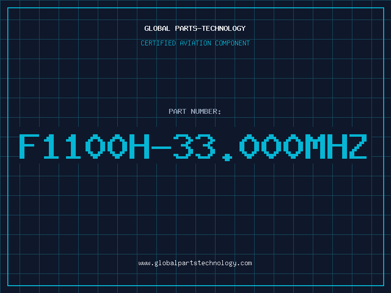 Aviation Part F1100H-33.000MHZ