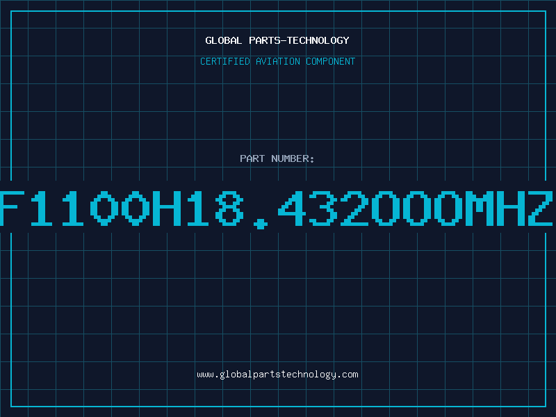Aviation Part F1100H18.432OOOMHZ