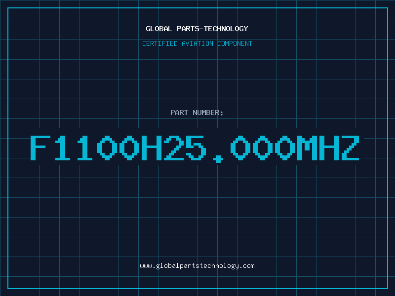 Aviation Part F1100H25.000MHZ