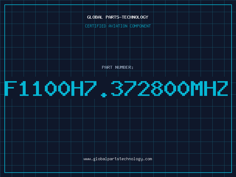 Aviation Part F1100H7.372800MHZ