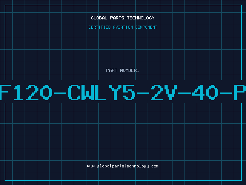 Aviation Part F120-CWLY5-2V-40-P