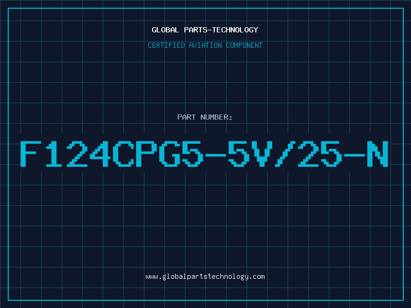 Aviation Part F124CPG5-5V/25-N