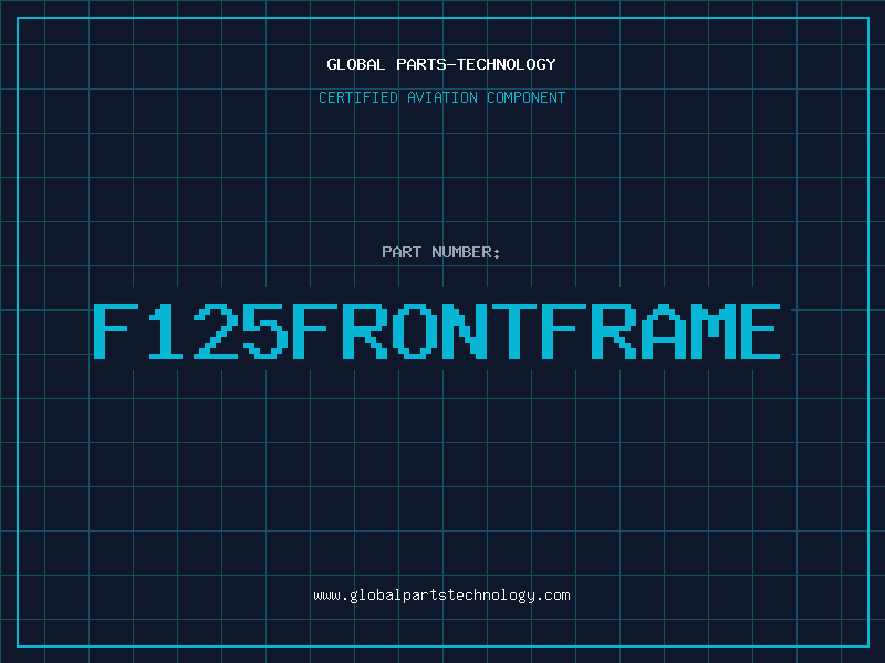 Aviation Part F125FRONTFRAME