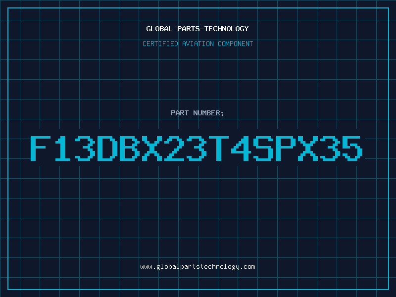 Aviation Part F13DBX23T4SPX35