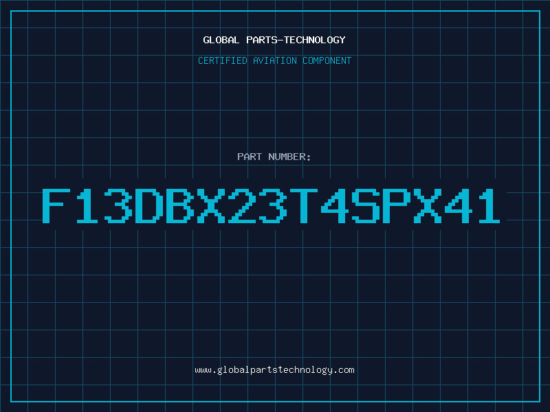 Aviation Part F13DBX23T4SPX41