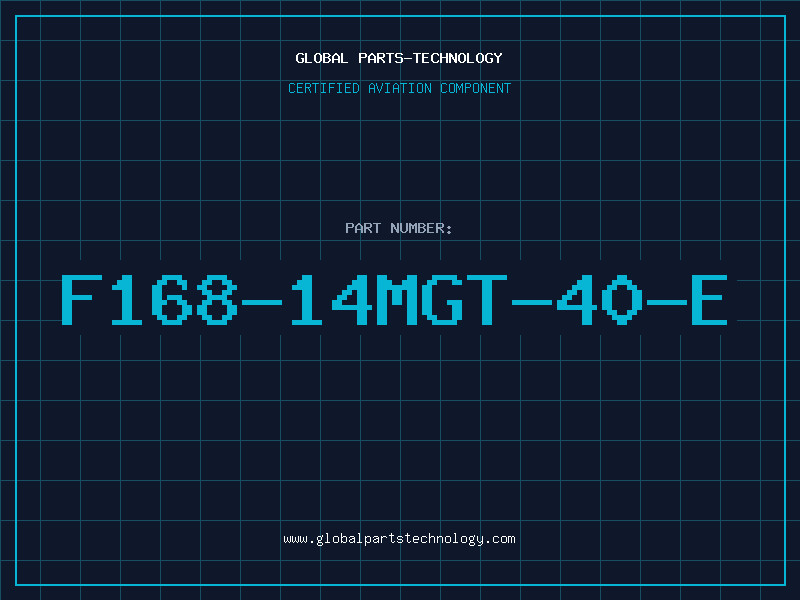 Aviation Part F168-14MGT-40-E
