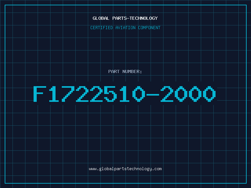 Aviation Part F1722510-2000
