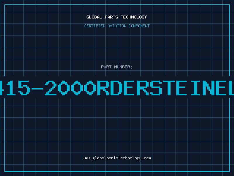Aviation Part F1772-415-2000RDERSTEINELECTRON