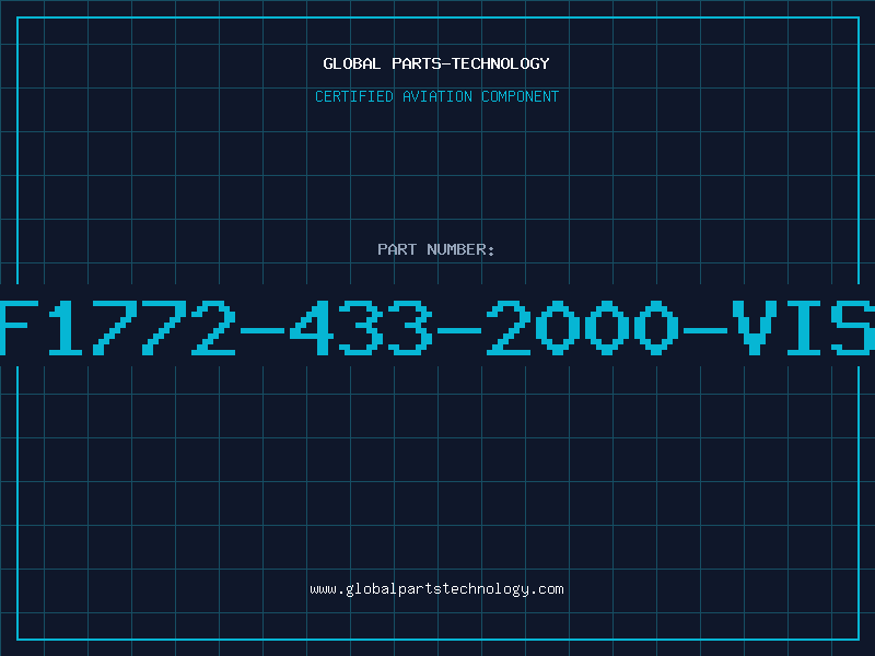 Aviation Part F1772-433-2000-VIS