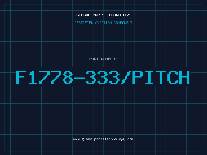 Aviation Part F1778-333/PITCH