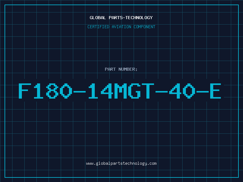 Aviation Part F180-14MGT-40-E