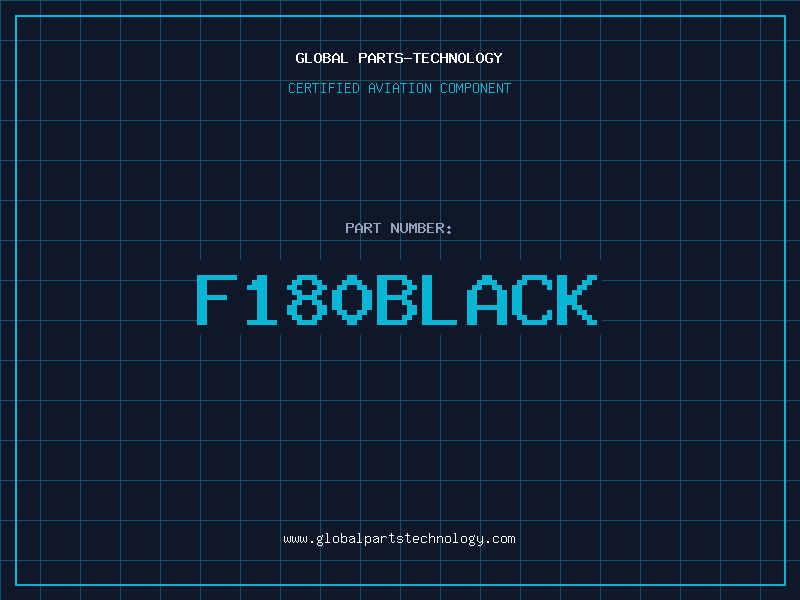 Aviation Part F180BLACK