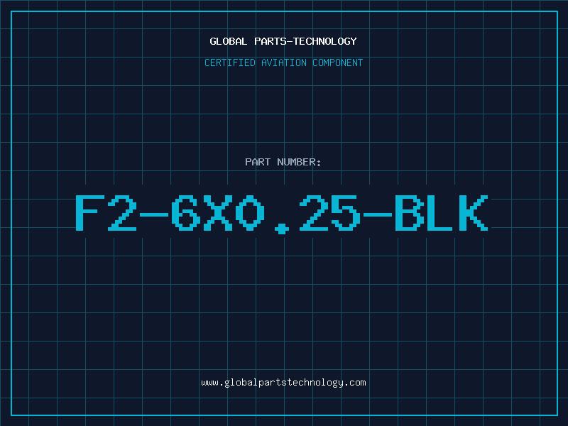 Aviation Part F2-6X0.25-BLK