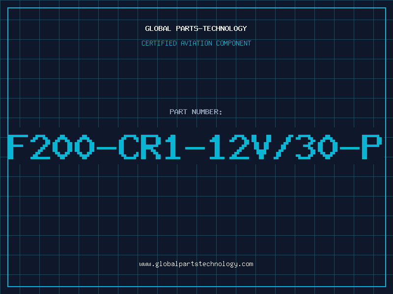 Aviation Part F200-CR1-12V/30-P