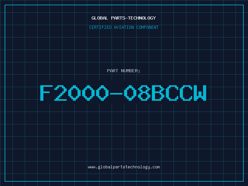 Aviation Part F2000-08BCCW