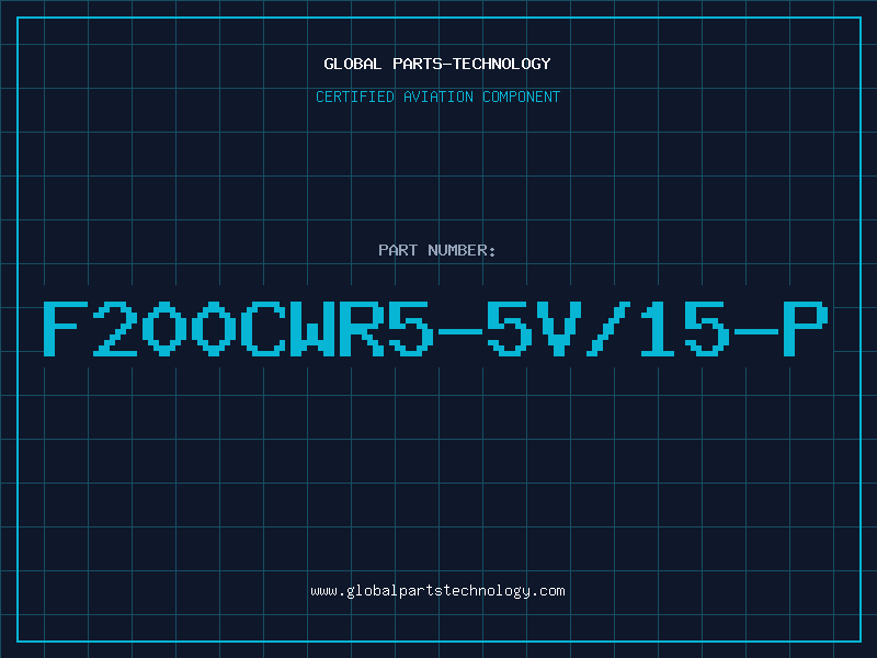 Aviation Part F200CWR5-5V/15-P