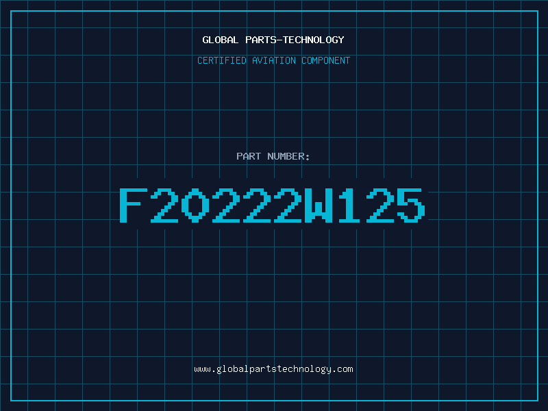Aviation Part F20222W125