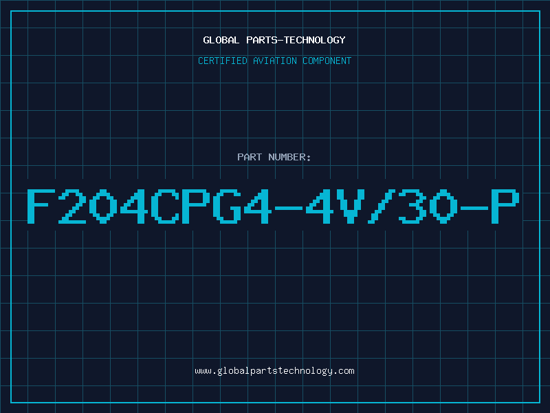 Aviation Part F204CPG4-4V/30-P