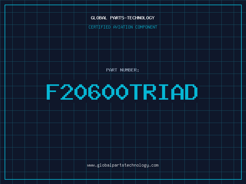 Aviation Part F20600TRIAD