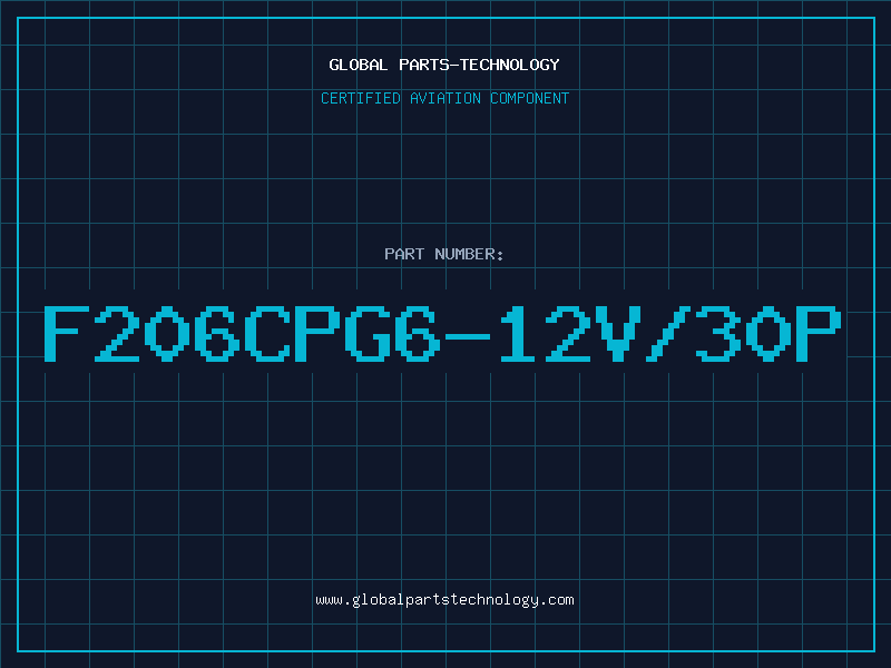 Aviation Part F206CPG6-12V/30P