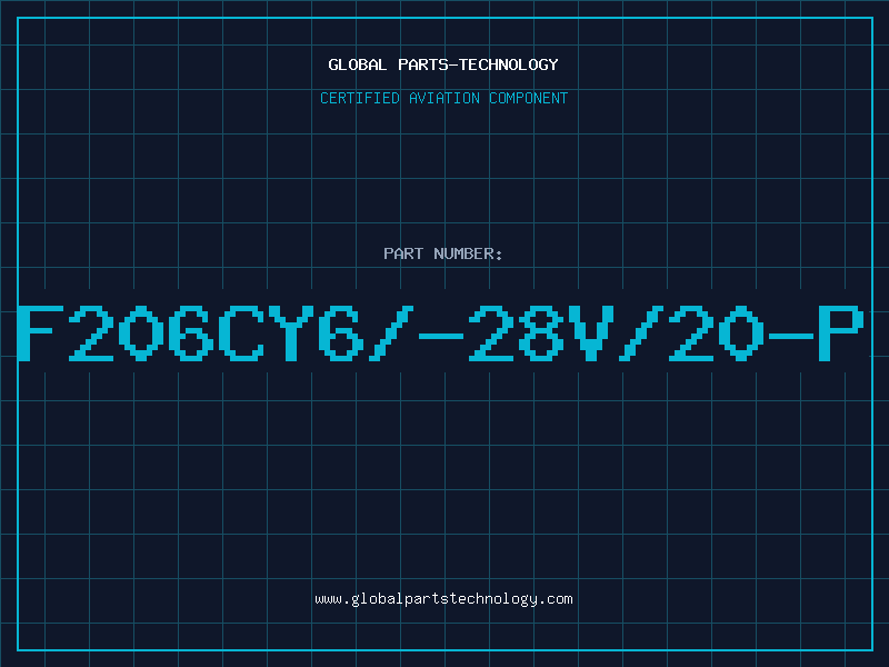 Aviation Part F206CY6/-28V/20-P