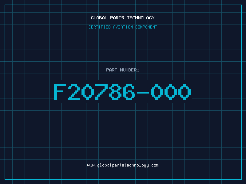 Aviation Part F20786-000
