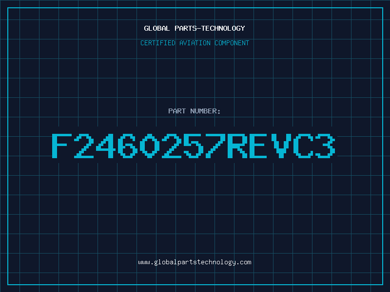 Aviation Part F2460257REVC3