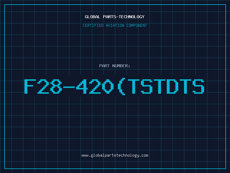 Aviation Part F28-420(TSTDTS