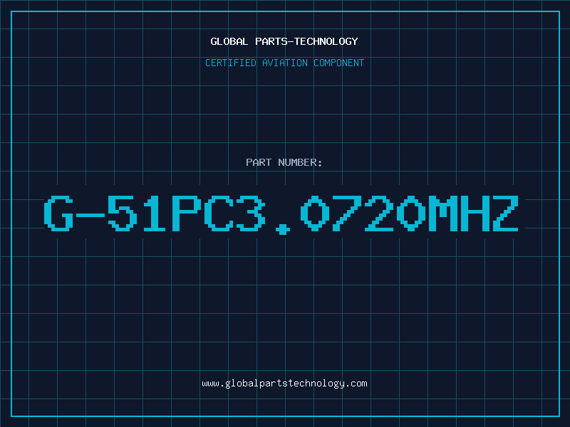 Aviation Part G-51PC3.0720MHZ