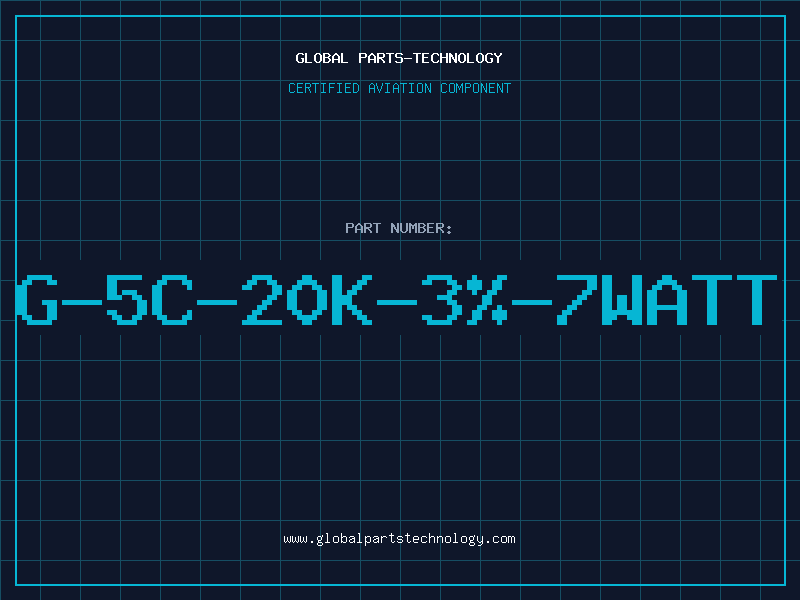 Aviation Part G-5C-20K-3%-7WATT