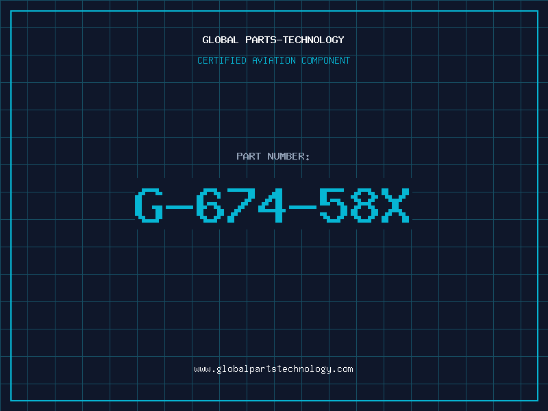 Aviation Part G-674-58X