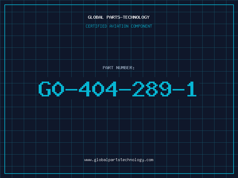 Aviation Part G0-404-289-1