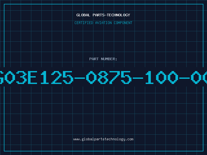 Aviation Part G03E125-0875-100-00